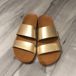 Reef gold sandals